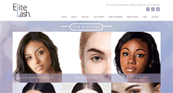 Desktop Screenshot of elitelashstudio.com